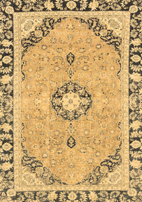 Abstract Brown Modern Rug, abs2151brn