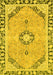 Machine Washable Abstract Yellow Modern Rug, wshabs2151yw