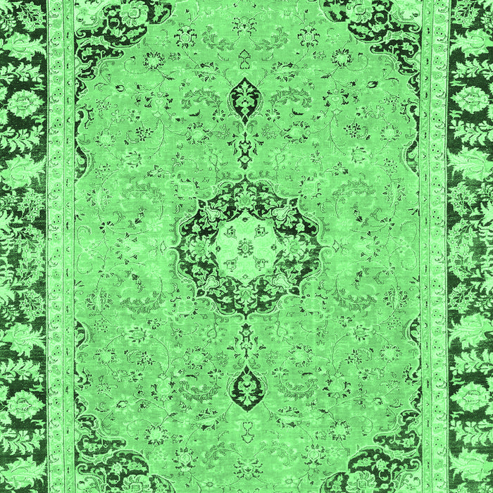 Abstract Emerald Green Modern Rug, abs2151emgrn