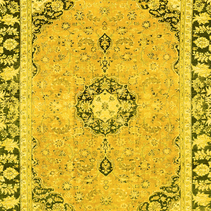 Abstract Yellow Modern Rug, abs2151yw