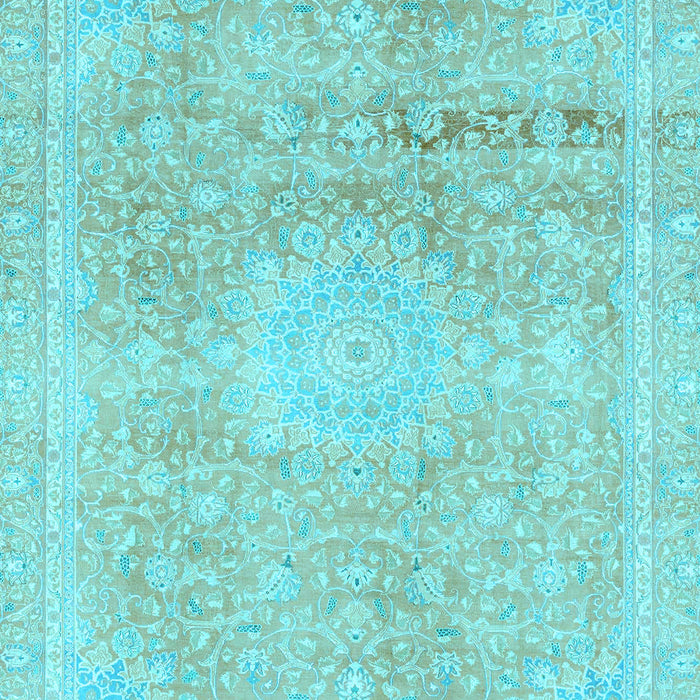 Abstract Light Blue Modern Rug, abs2152lblu