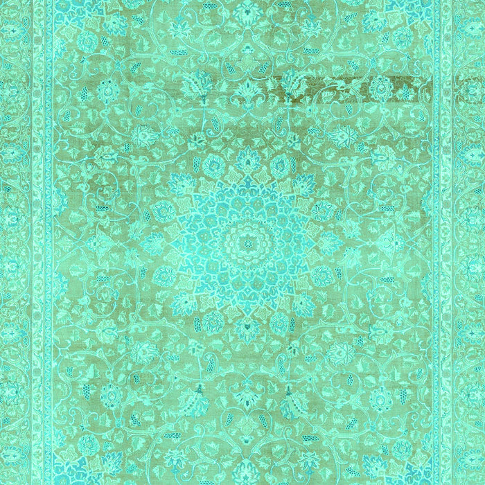 Abstract Turquoise Modern Rug, abs2152turq