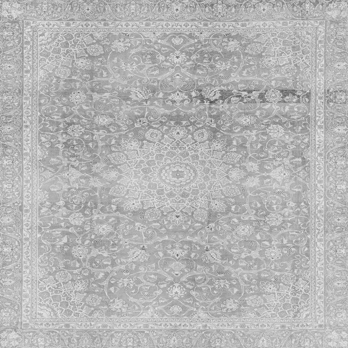 Square Machine Washable Abstract Gray Modern Rug, wshabs2152gry