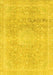 Abstract Yellow Modern Rug, abs2152yw