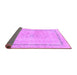 Sideview of Abstract Purple Modern Rug, abs2153pur