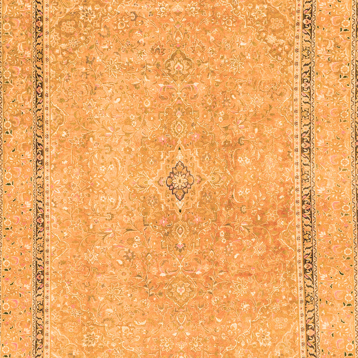 Abstract Orange Modern Rug, abs2153org