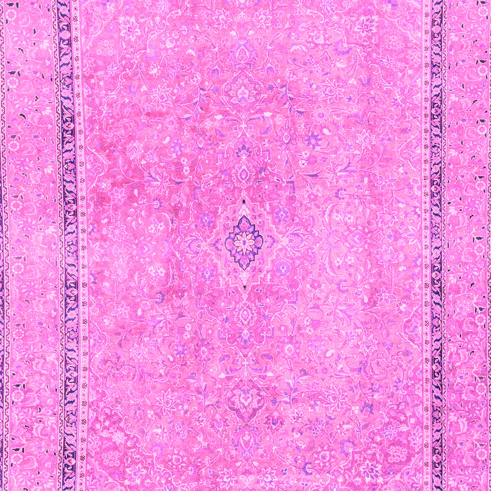 Machine Washable Abstract Pink Modern Rug, wshabs2153pnk