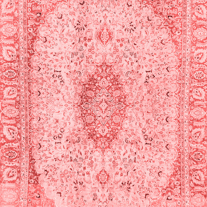 Machine Washable Abstract Red Modern Rug, wshabs2154red