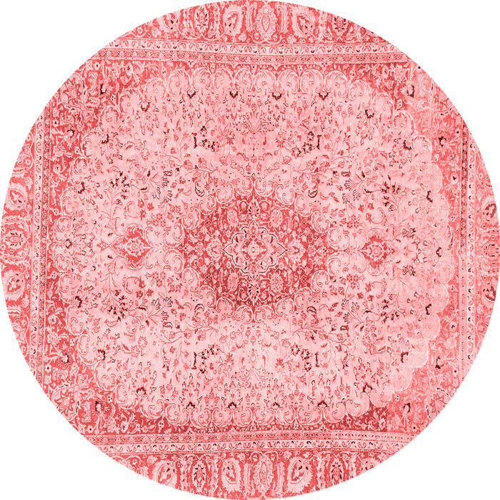 Machine Washable Abstract Red Modern Rug, wshabs2154red