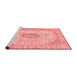 Modern Red Washable Rugs