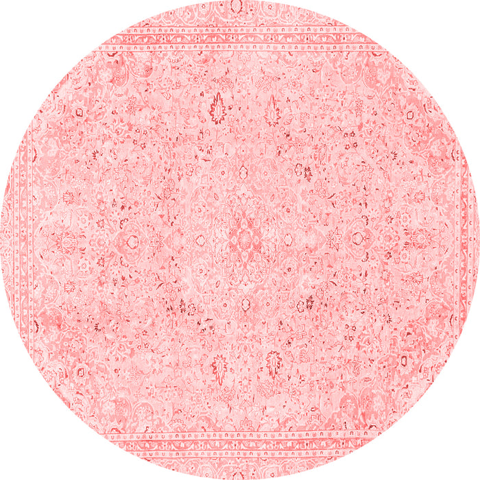 Abstract Red Modern Rug, abs2155red