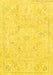 Abstract Yellow Modern Rug, abs2155yw