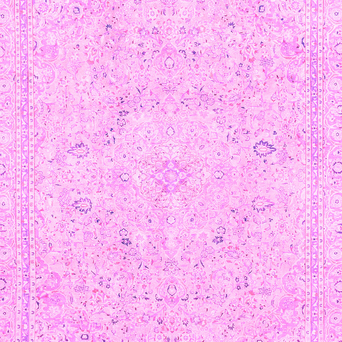Machine Washable Abstract Pink Modern Rug, wshabs2155pnk