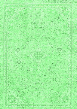 Abstract Emerald Green Modern Rug, abs2155emgrn