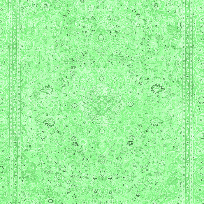 Abstract Emerald Green Modern Rug, abs2155emgrn