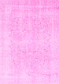 Abstract Pink Modern Rug, abs2156pnk