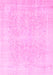 Machine Washable Abstract Pink Modern Rug, wshabs2156pnk