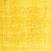 Square Abstract Yellow Modern Rug, abs2156yw