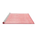 Modern Red Washable Rugs