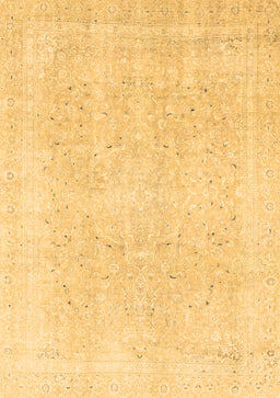 Abstract Brown Modern Rug, abs2156brn