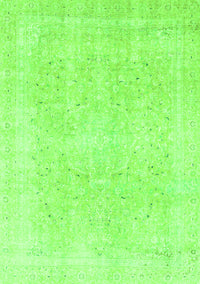 Abstract Green Modern Rug, abs2156grn