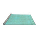 Sideview of Machine Washable Abstract Light Blue Modern Rug, wshabs2156lblu