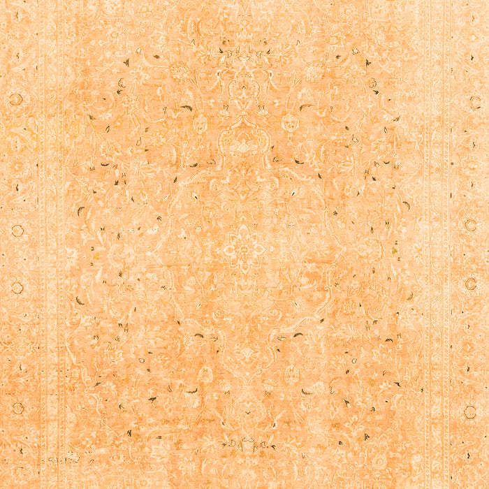 Machine Washable Abstract Orange Modern Area Rugs, wshabs2156org