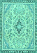 Abstract Turquoise Modern Rug, abs2157turq