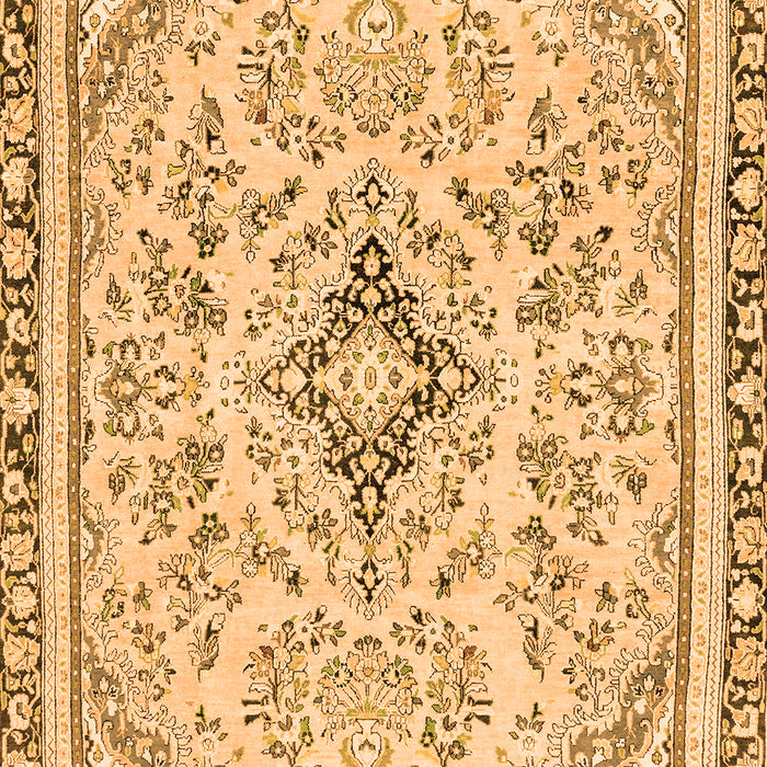 Abstract Orange Modern Rug, abs2157org