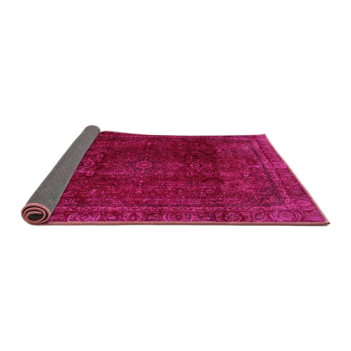 Sideview of Abstract Pink Modern Rug, abs2158pnk