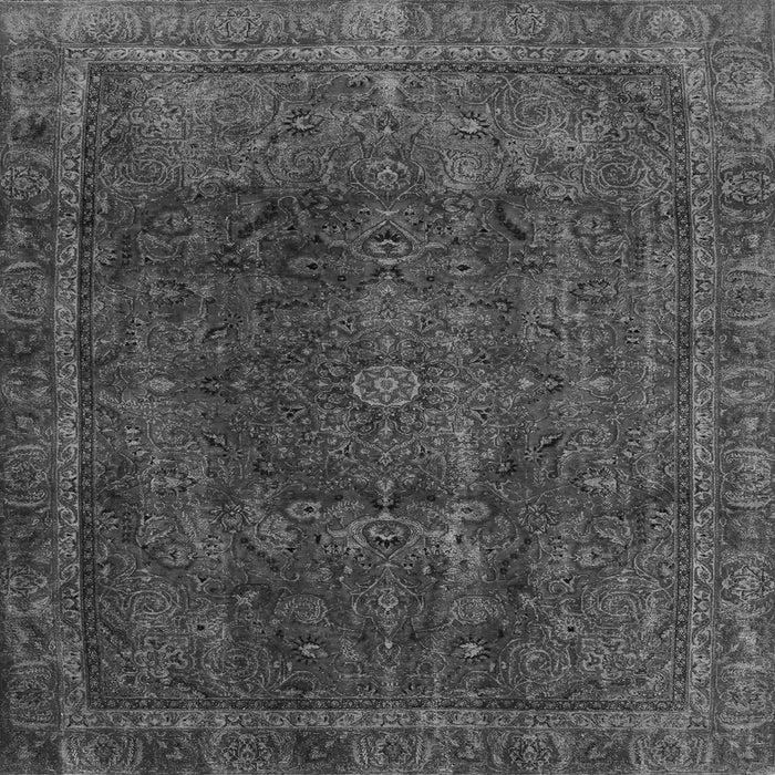 Square Machine Washable Abstract Gray Modern Rug, wshabs2158gry