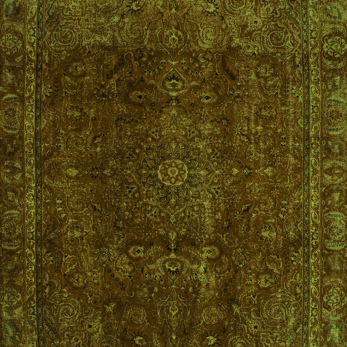 Abstract Green Modern Rug, abs2158grn