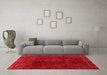 Modern Red Washable Rugs