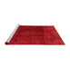 Modern Red Washable Rugs