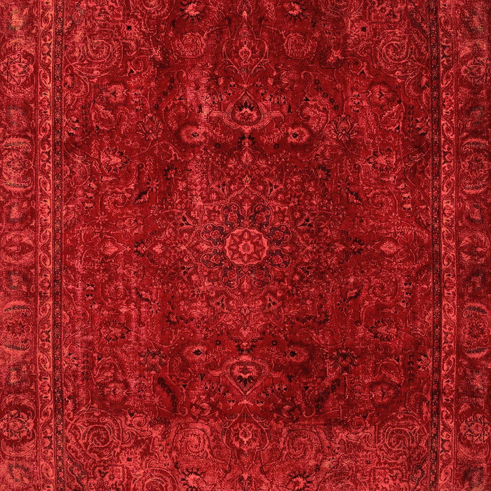 Machine Washable Abstract Orange Modern Area Rugs, wshabs2158org