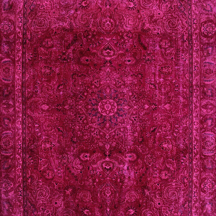 Machine Washable Abstract Pink Modern Rug, wshabs2158pnk