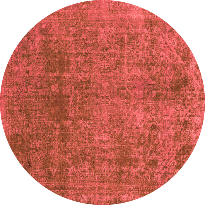 Abstract Red Modern Rug, abs2159red