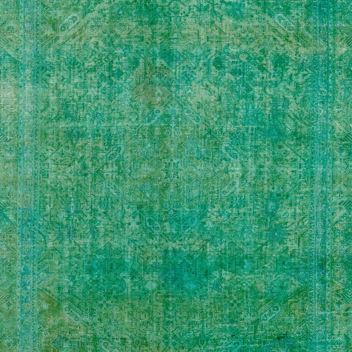 Abstract Jade Green Modern Rug, abs2159