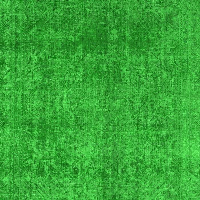 Abstract Green Modern Rug, abs2159grn