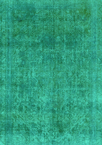 Abstract Turquoise Modern Rug, abs2159turq