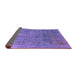 Sideview of Abstract Purple Modern Rug, abs2159pur