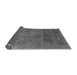 Sideview of Abstract Gray Modern Rug, abs2159gry