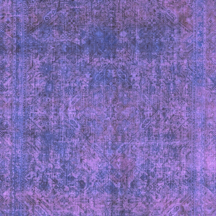 Machine Washable Abstract Purple Modern Area Rugs, wshabs2159pur