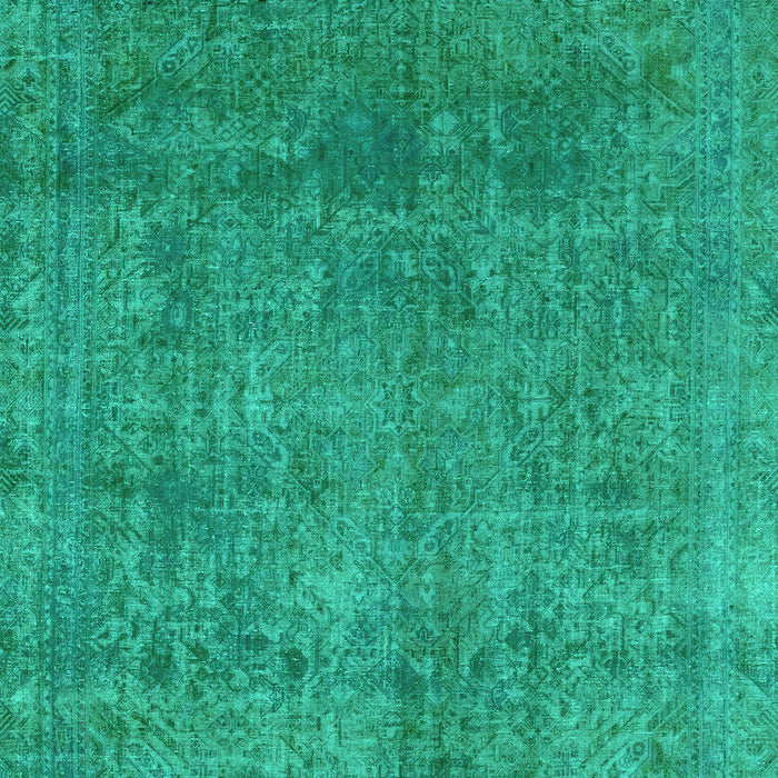 Machine Washable Abstract Turquoise Modern Area Rugs, wshabs2159turq