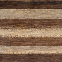 Square Machine Washable Abstract Red Brown Rug, wshabs215