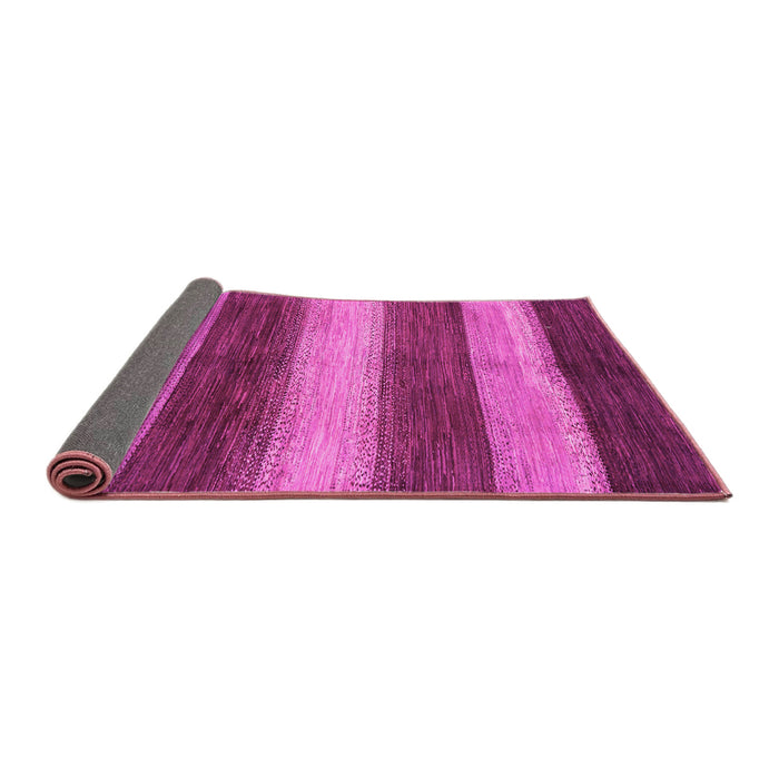 Sideview of Abstract Pink Modern Rug, abs215pnk