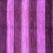 Square Machine Washable Abstract Purple Modern Area Rugs, wshabs215pur