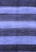 Abstract Blue Modern Rug, abs215blu