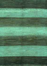 Abstract Turquoise Modern Rug, abs215turq