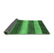 Sideview of Abstract Emerald Green Modern Rug, abs215emgrn